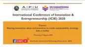 Embedded thumbnail for International Conference of Innovation &amp;amp; Entrepreneurship (ICIE) 2020