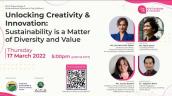 Embedded thumbnail for ISUC Series 3 - Unlocking Creativity &amp;amp; Innovation: Sustainability is a Matter of Diversity and Value