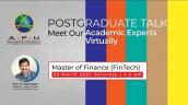 Embedded thumbnail for APU Postgraduate Talk: Master of Finance (FinTech)