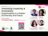 Embedded thumbnail for ISUC Series 3 - Unlocking Creativity &amp;amp; Innovation: Sustainability is a Matter of Diversity and Value